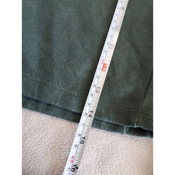 GYMSHARK Women's Cropped Hoodie Sweater Small Green Pull Over - Picture 7 of 7